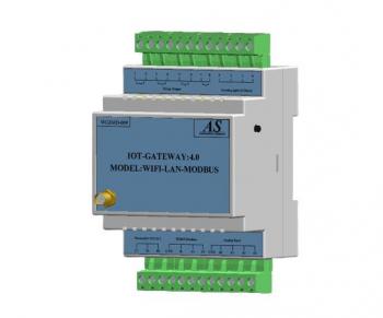 Modbus 4DI/4DO/4AI SIM/LAN (MQTT)